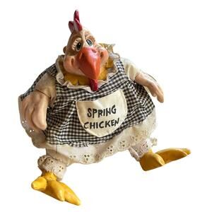 Vintage Spring Chicken Russ Berrie Shelf Sitters Kathleen Kelly Critter Factory